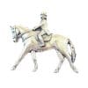 Dressage Equestrian Finely Handcrafted in Solid Pewter In UK Lapel Pin Badge - Image 2