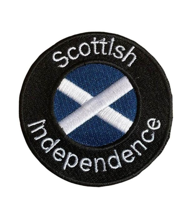 Scottish Independence Political Sew On / Iron On Embroidered Patch Badge (A)