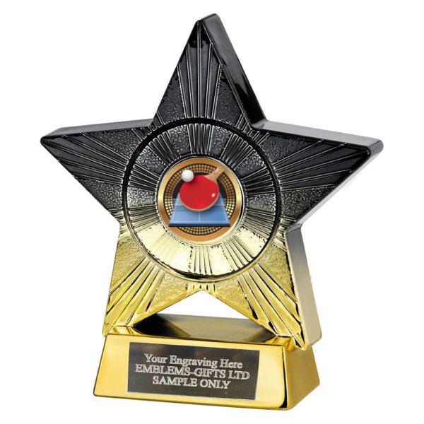 Table Tennis Award 110mm Trophy (SM2) Engraved Free